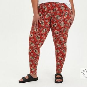 🆕☠️ 3X ORANGE CANDY SKULL - PREMIUM LEGGING☠️